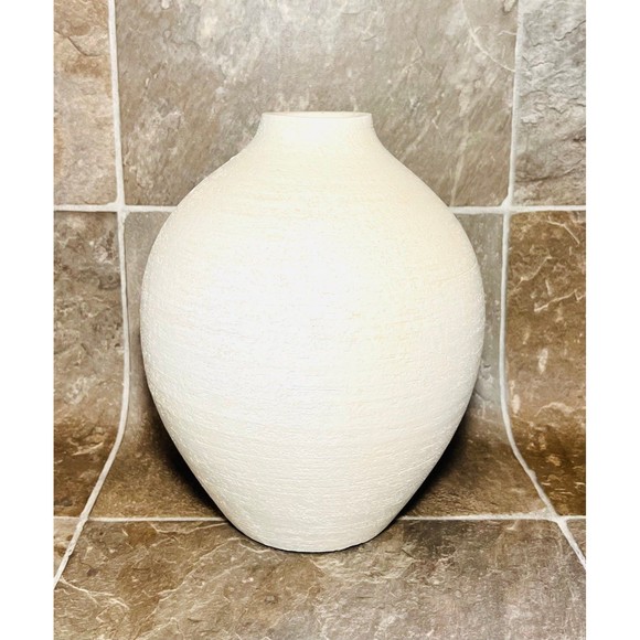 10" x 8.5" Earthenware Fall Texture Vase - Threshold - Picture 6 of 9